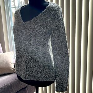 V Neck fuzzy sweater from WHBM
